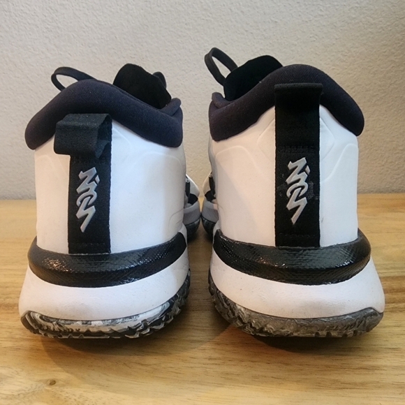 Nike Mens Air Jordan Zion Williamson 1 TB Shoes DC4208-100 White Black Size 7.5 main image 10